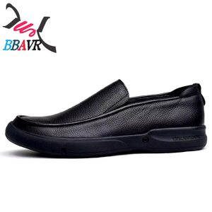 Chaussures habillées pour hommes grande taille, en cuir de vachette véritable avec doublure en maille lumineuse, semelle intérieure souple en PU, fermeture à lacets, style plateforme pour le bureau - Product Image 4