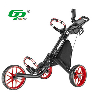 Ready to Ship Portable Lightweight Quick Open <b>Foldable</b> Golf Push <b>Cart</b> 3 Wheels Aluminum <b>Carts</b> Trolley for Outdoor GP-EZ Golf Car - Product Image 5