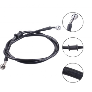 Kit Universal de Mangueras de Freno Trenzadas de Acero Inoxidable, Tubería de Aceite de Freno de Alta Presión con Conexión <span class=keywords><strong>Banjo</strong></span> para Modificación de Coches de Carreras - Product Image 1