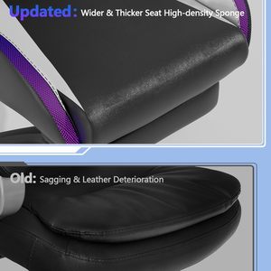 Silla de carreras de élite de la UE Pro LED Zero Gravity, silla de ordenador de oficina en casa con masaje, cahirs de juego grandes y altos <span class=keywords><strong>para</strong></span> personas pesadas - Product Image 2