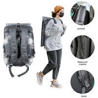 Sac à dos LCD 21.5 pouces pour la publicité d'une livraison intelligente de nourriture et sac à dos numérique LED sac à dos boîte à lumière panneau d'affichage mobile