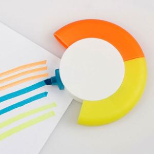 Marcadores de Colores para Oficina y Estudiantes, Marcador Sharpie, Forma Redonda Extraíble con Punta de Pincel Oblicua - Product Image 4