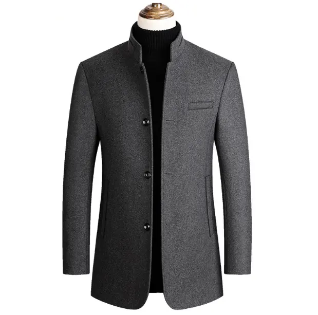 Autumn And Winter Middle aged Mens Cotton Short Business Casual Casaco Masculino Giyim Korean Style Kaban Suit Coat