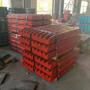 Plaque de mâchoire mobile Shanbao PE 400600 PE500750 PE600900, pièce de rechange pour concasseur à mâchoires, en acier manganèse haute résistance - Product Image 5