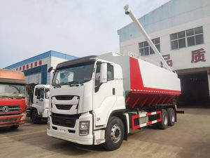 Camion de transport de nourriture en vrac SHACMAN L3000 14 tonnes 28 m³ à alimentation hydraulique pour le transport de nourriture pour poulets, camions de transport de nourriture en vrac robustes - Product Image 6