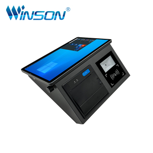 All-in-One Black Dual Touch Screen With Cash Drawer, <b>Receipt</b> <b>Printer</b>, Barcode for Supermarket Touch Dual - Product Image 2