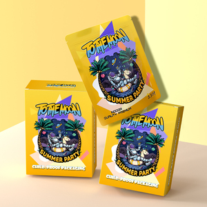 Cajas de Cartón Corrugado Portátiles Impresas Personalizadas, Bolsas de Mylar Impermeables, Bolsa de Papel Kraft para Alimentos, Azúcar y Gelatina con Forma Irregular - Product Image 3