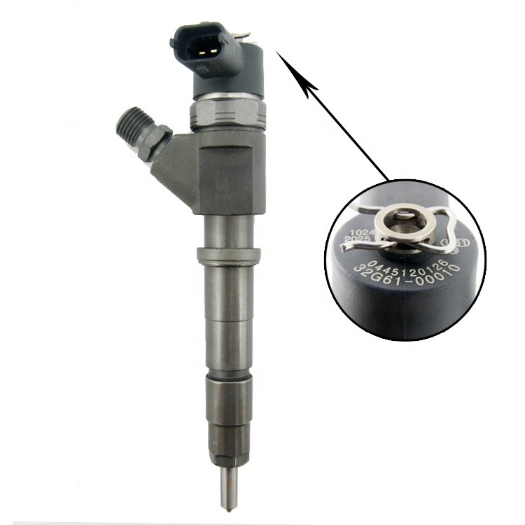 factory good price common rail assembly diesel fuel injector 0445120126 with nozzle DLLA135P1747 for MHI SK-125 Mitsubishi