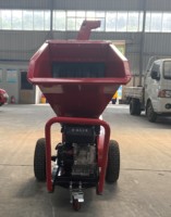 Broyeur à bois à tambour de 15 CV avec moteur à essence de 15 CV, broyeur à branches d'arbre de 120 mm, prix d'usine