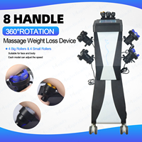 360 °   Appareil de Sculpture Corporelle par Rotation, Machine de Massage à Rouleaux Multi-Vitesses pour la Perte de Poids et l'Élimination de la Cellulite, Remodelage Corporel