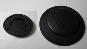 ब्लैक रबर बटन कैप-विरोधी पर्ची, औद्योगिक उपकरणों और इलेक्ट्रॉनिक्स में बटन के लिए सुरक्षात्मक कवर - Product Image 3