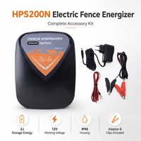 HPSFENCE OEM ODM HPS200N Électrificateur de clôture électrique 2J 12V IPX6 Kit chargeur de clôture pour système de clôture de pâturages et de fermes