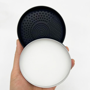 Nueva forma de flor sólida cepillo de maquillaje vegano limpieza jabón limpiador cepillos conjuntos bálsamo de limpieza - Product Image 5