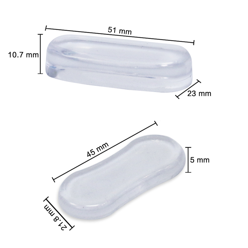 Round Black Self Adhesive Gripper Eva