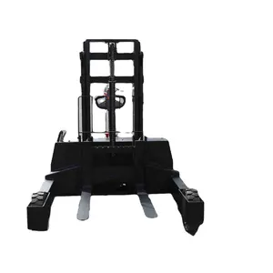 1.5 Ton Rough Terrain Electric Pallet Straddle Stacker Warehouse Industry AC Motor 1000-2000kg Loading Capacity