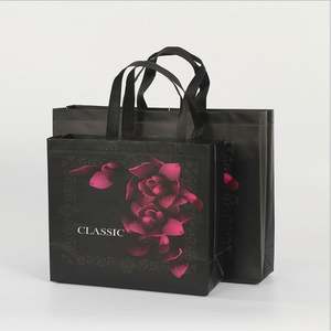 Custom Advertising LOGO Hot Pressed Film Covering Clothing Store Spot Shopping Non-woven Bag - Product Image 4