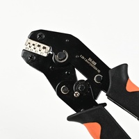 Perangkat Alat Crimping Ratchet Baja Serbaguna dengan 5 Mata Pisau yang Dapat Diganti untuk Pemasangan Kabel Profesional