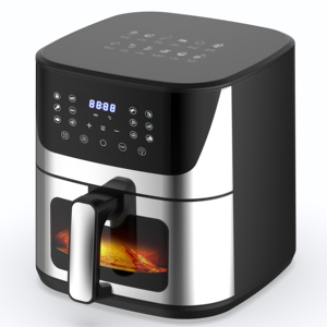 Friteuse à air numérique à écran tactile, grande capacité 10L 11L, en acier inoxydable, pour usage domestique, vente chaude en gros - Product Image 5
