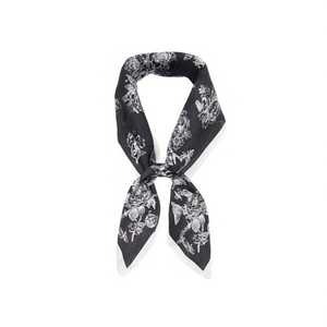 Sciarpa triangolare multifunzionale 135*60 cm con stampa floreale per donna, accessorio di moda - Product Image 1