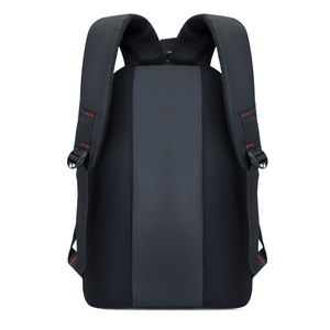 Men's Backpack Large Capacity Water Repellent Solid Color Detachable Straps For Business Travel Leisure - Product Image 2