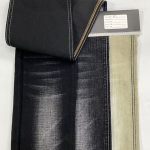Tessuto Denim Naturale Ananas e Canapa 60/40, Stile Tessuto Liscio, Tinto in Filo, Impermeabile, per Designer di Abbigliamento, Negozi di Tessuti, Rivendita - Product Image 1