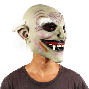 <span class=keywords><strong>Maschera</strong></span> in Latex da Vampiro con Sopracciglia Bianche Spaventose per Costume di <span class=keywords><strong>Halloween</strong></span> e Natale - Product Image 4