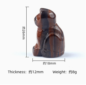 Wholesale Animal Kitten Ornament for Home Desk Decor Lucky Energy Reiki Statue Gift for Women Men Crystal <strong>Cat</strong> <strong>Figurine</strong> - Product Image 6