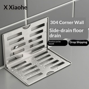 Drenaje de Piso en Forma de L para <span class=keywords><strong>Terraza</strong></span> Exterior, de Acero Inoxidable 304, con Pared Reforzada, Diseño Moderno y Simple, para Balcón y Esquinas - Product Image 5