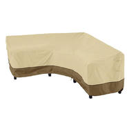 Housse de canapé en forme de V sectionnel extérieur imperméable et robuste housses de meubles de patio de jardin en tissu Durable de qualité supérieure