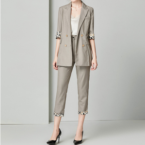 Pant Tute Le Donne Casual Ufficio Vestiti di Affari di Usura del Lavoro Formale Imposta Stili Uniformi Abiti Eleganti Pantaloni - Product Image 2