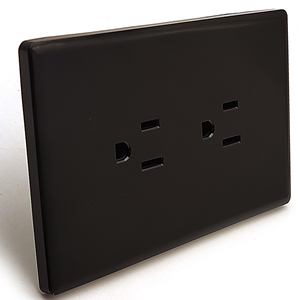 Toma de Corriente de Pared Estándar Americano, Enchufe Decorativo <span class=keywords><strong>Doble</strong></span> de 3 Clavijas <span class=keywords><strong>con</strong></span> Panel de PC, Interruptores de Luz, Receptáculo de Pared <span class=keywords><strong>con</strong></span> Corriente Máxima de 16A - Product Image 4