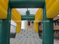 Prix pas cher Big commercial Anas platyrhynchos thème Infalatble tyrolienne pour adultes et enfants