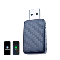 Adaptador Inalámbrico 2 en 1 para CarPlay y Android Auto, Mini Dongle USB con Conexión Rápida por Wifi 5G y Bluetooth, OEM ODM