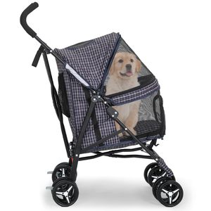 Carrito Plegable para Perros de 4 Ruedas, Personalizado, para Perros Grandes, Medianos y Pequeños, Carrito de Viaje Plegable para Mascotas - Product Image 1