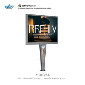 Outdoor P4 <strong>LED</strong> <strong>Screen</strong> Advertising <strong>Display</strong> 4m X 3m Digital Billboard for Street Pole for Airport &amp; Shopping Mall - Product Image 2