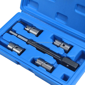 Juego de herramientas de reparación de inyector diésel, limpiador de cortador de asiento de inyector diésel, 5 uds., para <span class=keywords><strong>mercedes</strong></span>-benz PSA Renault Bosch - Product Image 2