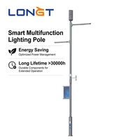 Lámpara Solar LED Inteligente para Calle y Carretera, IP66, Aluminio, Solución de Iluminación Multifuncional, Certificación ROHS, Garantía de 3 Años