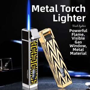 Encendedor Moderno Mini, Creativo, con Cámara de Gas Visible, Metálico de Alta Gama, Regalo para <span class=keywords><strong>Novio</strong></span>, Recargable, Resistente al Viento, para Fumar Cigarrillos - Product Image 3
