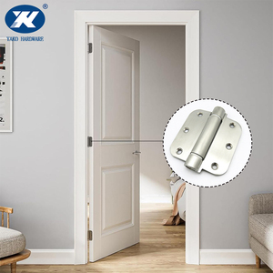 Charnières à ressort en acier inoxydable, charnières de porte silencieuses à coins arrondis - Product Image 1