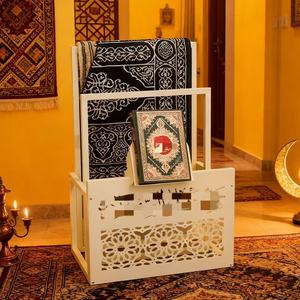 Manufacturer Direct Sales Middle East Bookshelf Carpet <strong>Towel</strong> <strong>Storage</strong> <strong>Rack</strong> Iron Carving Pattern Crafts Prayer <strong>Rack</strong> - Product Image 4