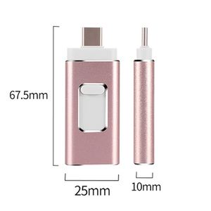 Cung cấp hạn chế Micro USB OTG 3.0 mới 64GB-256GB lưu trữ ổ đĩa <span class=keywords><strong>flash</strong></span> giao diện kim loại đa cổng - Product Image 3