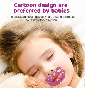 MQ <b>Kids</b> <b>Sleep</b> Strips Lip Shape Mouth <b>Patch</b> <b>For</b> Children Age 4+ <b>Sleep</b> Support 30Pcs - Product Image 4