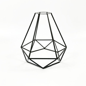 Pantalla de Lámpara de Hierro Forjado con Diseño de Diamantes, Estilo Industrial, Pantalla Metálica para Lámpara Colgante, Fácil Instalación XH24-448 - Product Image 5
