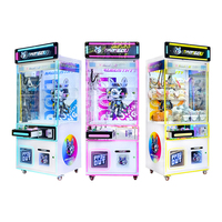 Promotion : Machine à griffes à cabinet unique, avec système de paiement multiple et éclairage LED, équipement de jeu de capture de poupées pour lieux de divertissement intérieurs et expositions