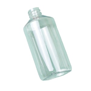 Transparent Plastic Bullet <b>Bottle</b> 500ml 420ml Lotion <b>Pump</b> Cylinder Shape For Personal Care Packaging - Product Image 2