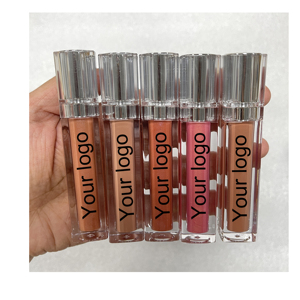 ขายส่งปรับแต่งโลโก้ของคุณ Glitter Lipgloss ทำให้ของคุณเองลิปกลอสอันลิปสติก - Product Image 1