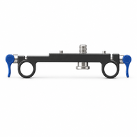 Support de lentille usiné sur mesure par CNC pour systèmes à double tige de 15 mm – Versions centrales et offset cinéma