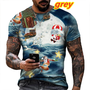 Mode 3d bonhomme de neige père noël t-<span class=keywords><strong>shirt</strong></span> <span class=keywords><strong>femme</strong></span> impression 3D t-shirts de noël à manches courtes t-shirts drôles t-shirts personnalisés - Product Image 6