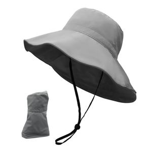 Sombrero de Pescador con Protección UV, Estilo Casual, para Primavera/Verano, Unisex, de Ala Ancha, Plegable, sin Costuras, para Exteriores - Product Image 5