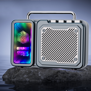 Tiện ích 2025 New Arrival OEM kim loại xách tay bluetooth5.3 Stereo Hifi nặng bass không dây LED ánh sáng Soundbar subwoof Loa - Product Image 6